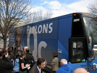 Fleur de Lys 3894 - Bloc Québécois - ParlonsQc - Parlons Québec - 2000 Prevost H3-45 (ex-leased Angel Tours)