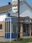 Maskatel (ex-Compagnie de téléphone Upton) payphone located in Upton, Quebec