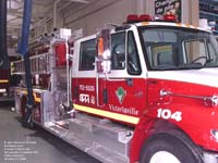104 - 2004 International 4400 / Maxi Métal pumper